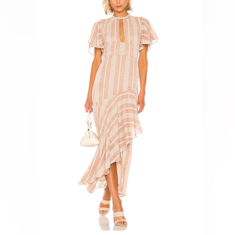 X REVOLVE Regina Dress Nude color
House of‎ Harlow Sz XS